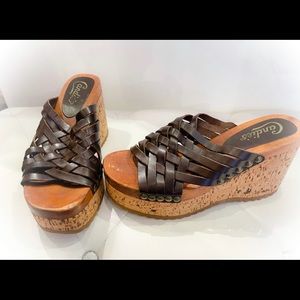 Candies Wedge Sandals Size 10